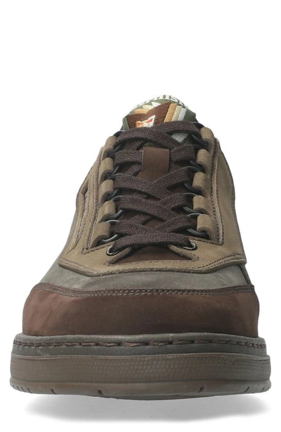 Mephisto Match Walking Shoe In Dark Brown Multi