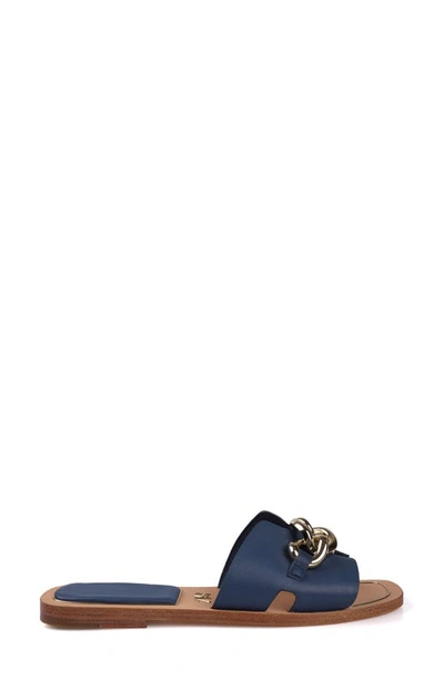 Zigi Nelissa Slide Sandal In Navy Lthr
