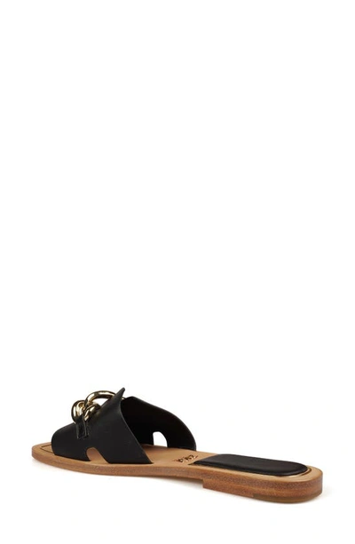 Shop Zigi Nelissa Slide Sandal In Blk Leathe