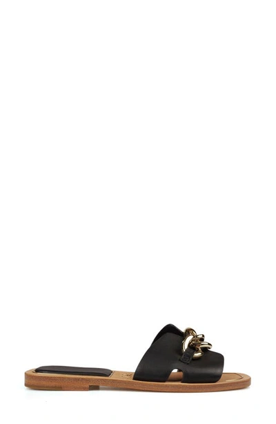 Zigi Nelissa Slide Sandal In Blk Leathe