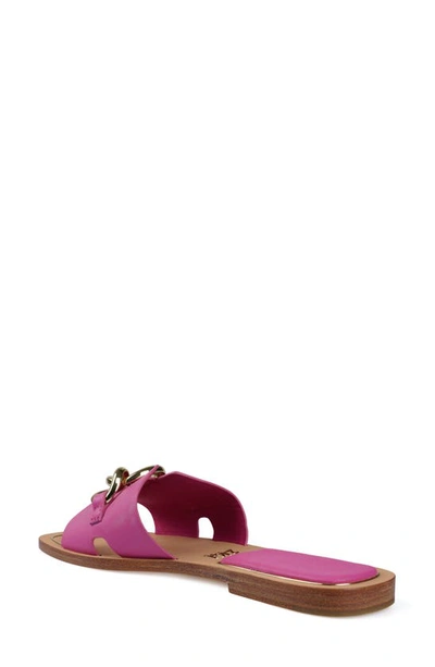 Zigi Nelissa Slide Sandal In Fuscha Lth