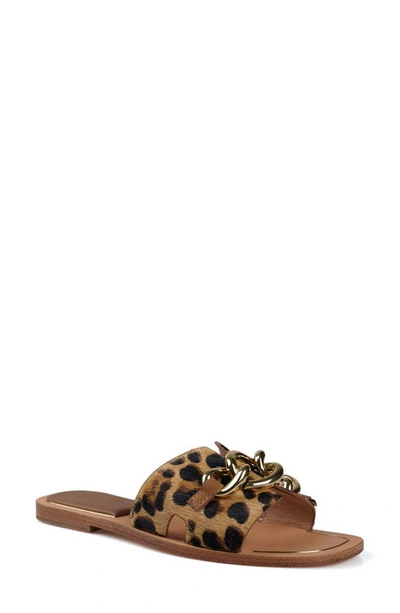 Shop Zigi Nelissa Slide Sandal In Leopard Lt