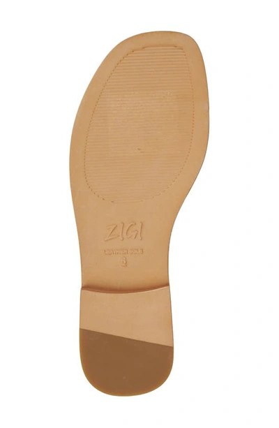 Zigi Nelissa Slide Sandal In Blk Leathe