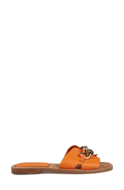Zigi Nelissa Slide Sandal In Orange Lth