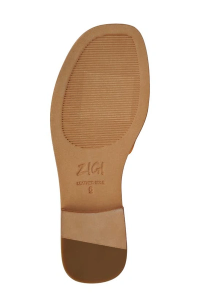 Zigi Nelissa Slide Sandal In Orange Lth