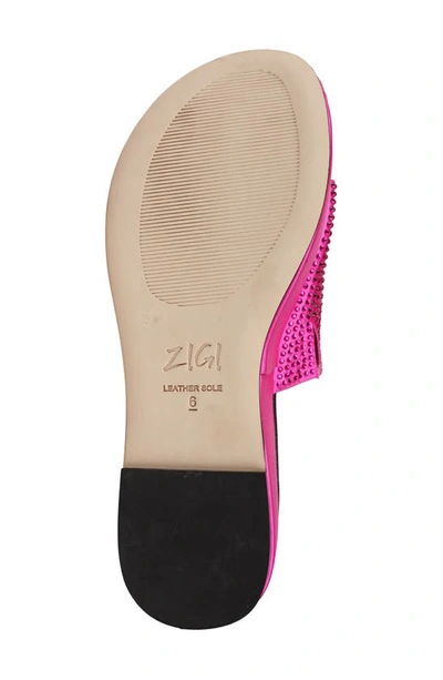 Shop Zigi Gio Platform Slide Sandal In Fuschia
