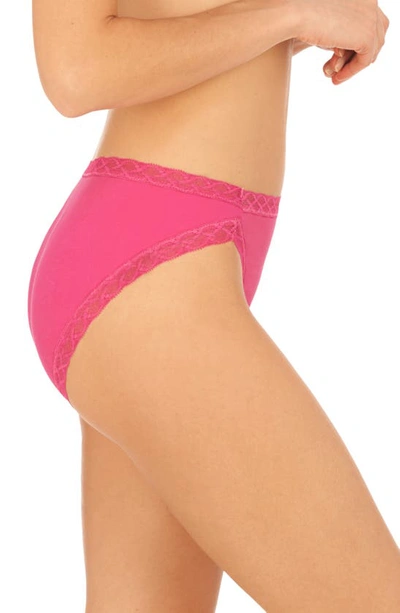 Shop Natori Bliss Cotton French Cut Briefs In Full Bloom
