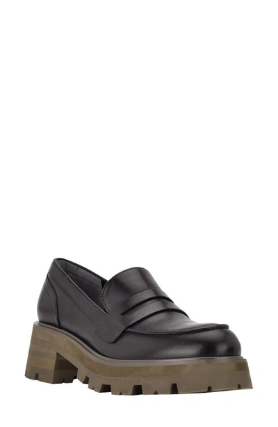 Marc Fisher Ltd Latika Platform Loafer In Black