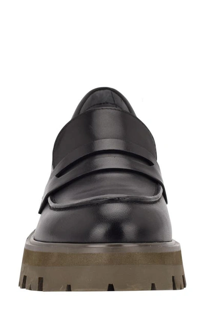 Shop Marc Fisher Ltd Latika Platform Loafer In Black