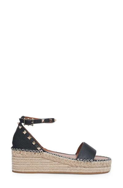 Valentino Rockstud Espadrille Sandal In Multi