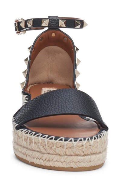 Valentino Rockstud Espadrille Sandal In Multi