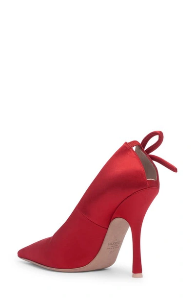 Shop Valentino Nite Out Pointed Toe Pump In Red