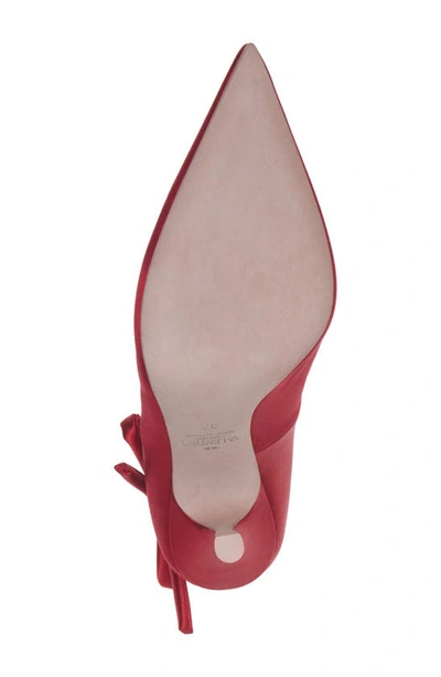 Shop Valentino Nite Out Pointed Toe Pump In Red