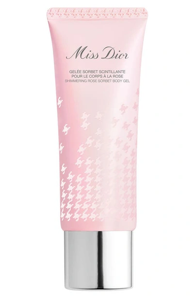 Shop Dior Miss  Rose Sorbet Shimmering Body Gel
