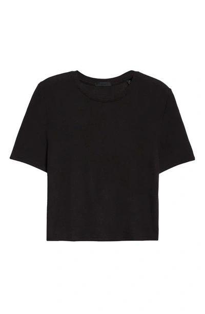 Shop Atm Anthony Thomas Melillo Rib Stretch Modal Cap Sleeve Top In Black