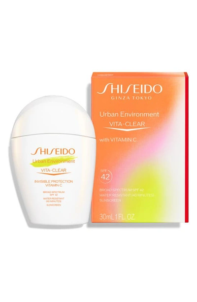 Shiseido Urban Environment Vita-clear Broad Spectrum Spf 42 Sunscreen