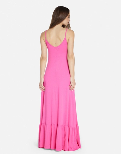 Lauren Moshi Beatrix Scribble Lightning In Bright Pink