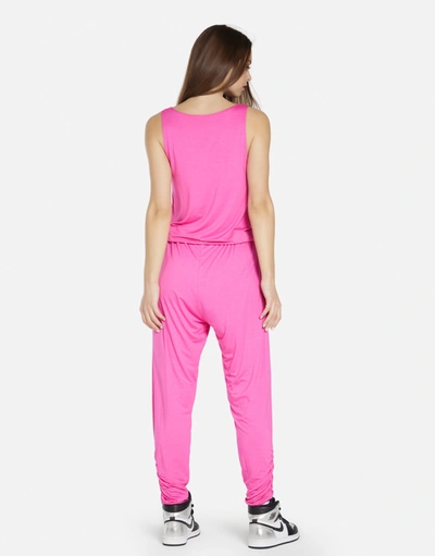 Lauren Moshi Doja Scribble Lightning In Bright Pink/ Silver