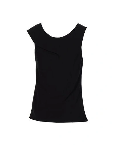 Shop Emporio Armani Top In Black