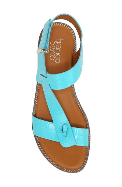 Shop Franco Sarto Glenni Sandal In Aqua Blue