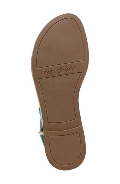 Shop Franco Sarto Glenni Sandal In Aqua Blue