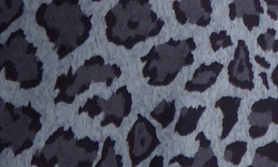 Shop Karl Lagerfeld Cheetah Print Polo Shirt In Grey