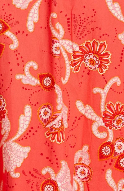 A.l.c Francis Printed Drawstring Maxi Skirt In Calla Multi