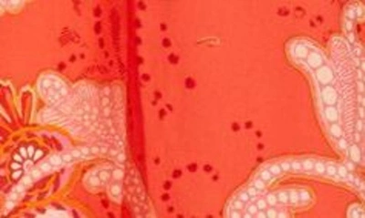 A.l.c Francis Printed Drawstring Maxi Skirt In Calla Multi