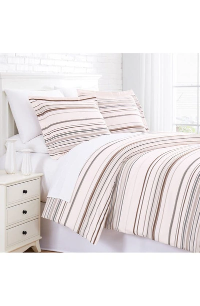 Southshore Fine Linens Stripe Collection In Taupe