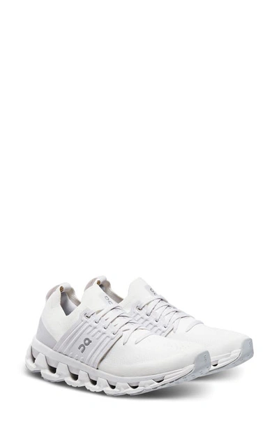 Shop On Cloudswift 3 Running Shoe In White/ Frost