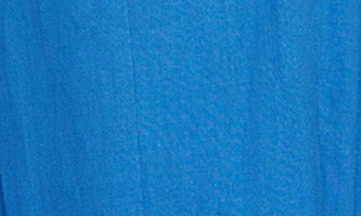 Shop Lost + Wander Siren Oasis A-line Linen & Cotton Midi Dress In Lapis Blue