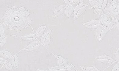 House Of Cb Embroidered Minidress In White