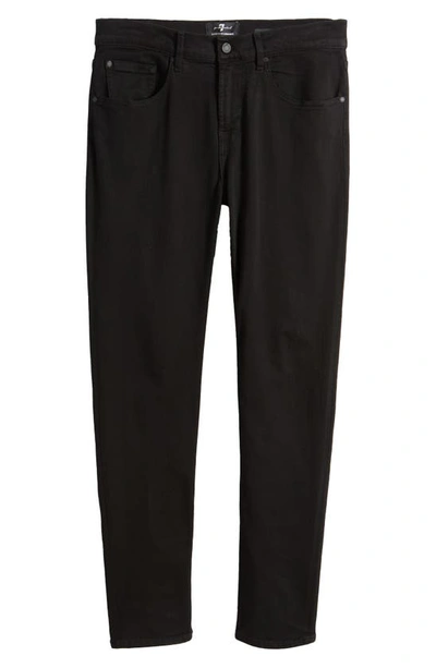 7 For All Mankind Slimmy Squiggle Skinny Jeans In Black