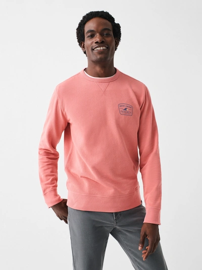 Faherty Martha's Vineyard Long-sleeve Terry Crewneck In Faded Flag