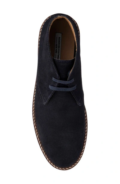 Reserve Footwear Keon Chukka Boot In Navy