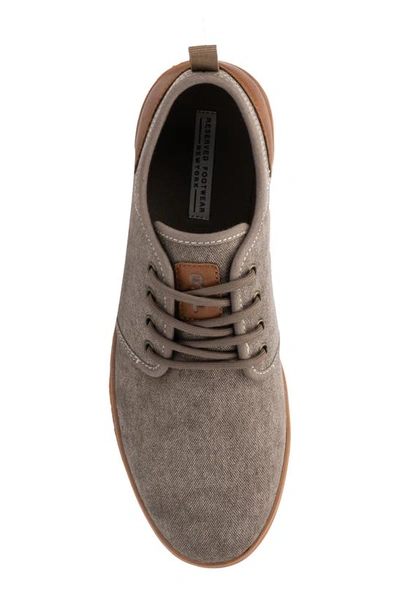 Reserve Footwear Atomix Twill Derby Sneaker In Taupe