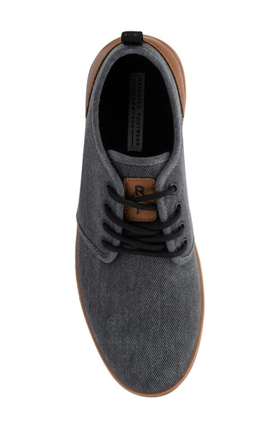 Reserve Footwear Atomix Twill Derby Sneaker In Dark Gray