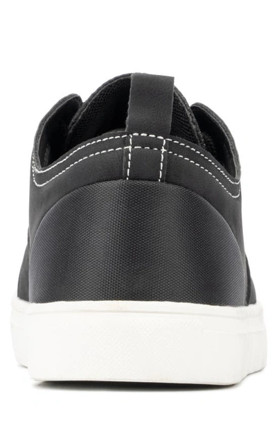 Reserve Footwear Kono Moc Toe Sneaker In Black