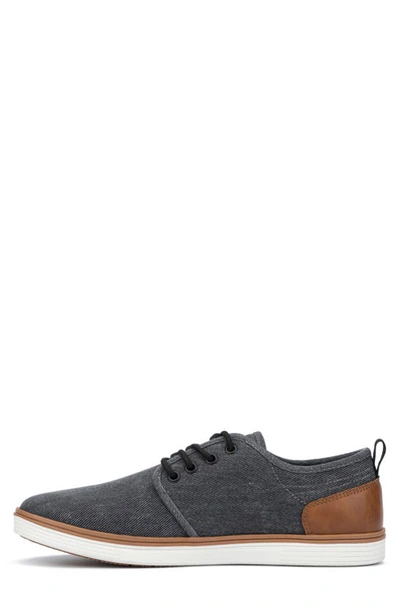 Reserve Footwear Atomix Twill Derby Sneaker In Dark Gray