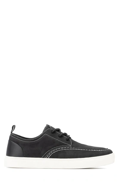 Reserve Footwear Kono Moc Toe Sneaker In Black