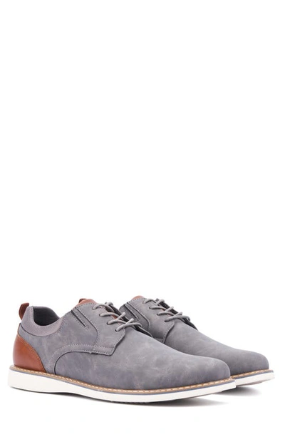Shop Reserve Footwear Vertigo Faux Leather Derby In Gray