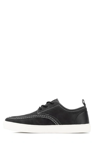 Reserve Footwear Kono Moc Toe Sneaker In Black