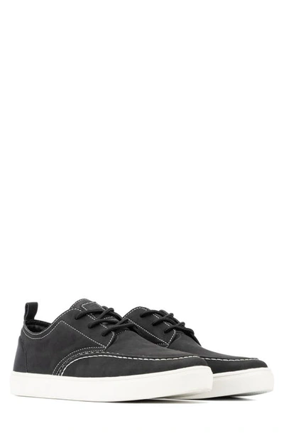 Reserve Footwear Kono Moc Toe Sneaker In Black