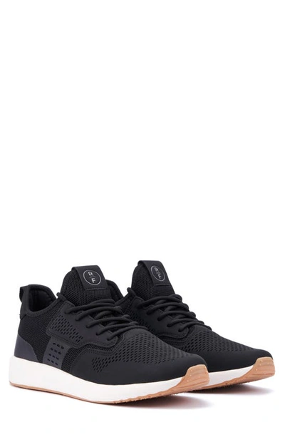 Reserve Footwear Perforated Sneaker In Black