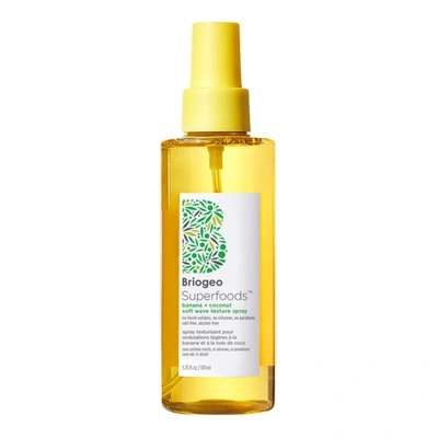 Shop Briogeo Superfoods Banana And Coconut Hydrating Salt-free Soft Wave Texture Spray In Default Title