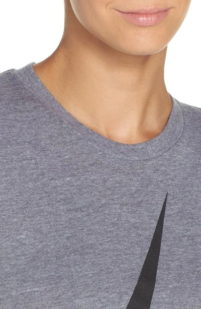 Shop Aviator Nation Bolt Crop Tee In Heather