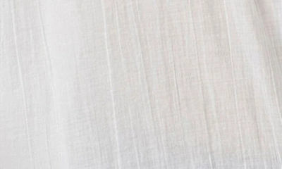 Free People Float Away Button-up Shirt In Optic White