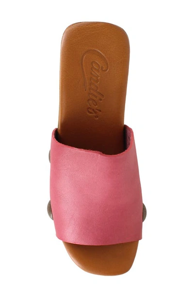 Shop Candies Fatima Platform Slide Sandal In Pink