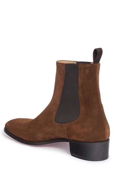 Shop Tom Ford Alec Chelsea Boot In Burnt