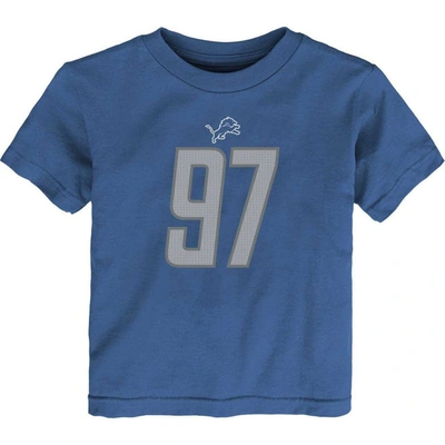 Youth Detroit Lions Aidan Hutchinson Nike Blue Game Jersey